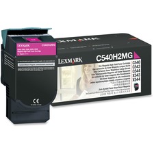 Original Lexmark LEX C540H2MG Toner Cartridge - Laser - 2000 Pages - M