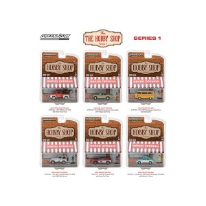 Greenlight 97010 The Hobby Shop Series 1, 6pc Diecast Car Set 164 Diec