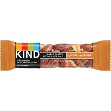 Kind KND 17930 Kind Maple Glazed Pecansea Salt Nutspice Bars - Gluten-