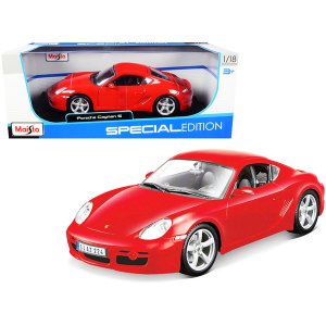 Maisto 31122rd Porsche Cayman S Red 118 Diecast Model Car By