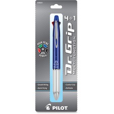 Pilot PIL 36221 Dr. Grip Multi 4plus1 Retractable Penpencil - 0.7 Mm P