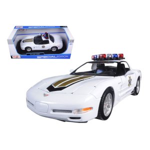 Maisto 31383 Chevrolet Corvette C5 Z06 Police 118 Diecast Model Car By