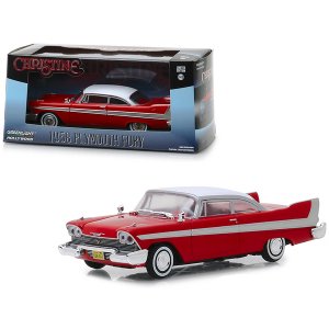 Greenlight 86529 1958 Plymouth Fury Red Christine (1983) Movie 143 Die