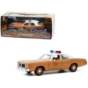 Greenlight 84097 1975 Dodge Coronet Brown With White Top Choctaw Count