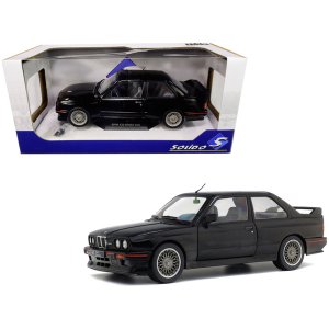 Solido S1801501 1990 Bmw E30 Sport Evo Black 118 Diecast Model Car By