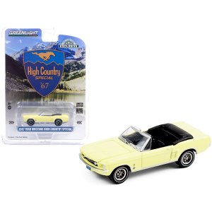 Greenlight GL30214 1967 Ford Mustang Convertible Aspen Gold High Count