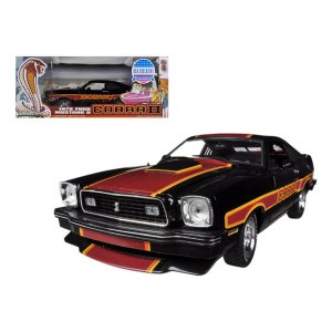 Greenlight GL12891bk 1978 Ford Mustang Cobra Ii Black Free Wheelin Mov