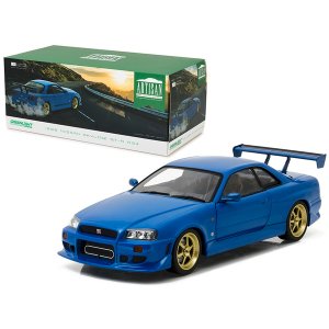 Greenlight 19032 1999 Nissan Skyline Gt-r (r34) Bayside Blue 118 Dieca