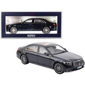 Norev 183800 2021 Mercedes Benz S-class Amg-line Dark Blue Metallic 11