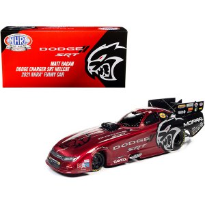 Autoworld AWN002 Dodge Charger Srt Hellcat Matt Hagan Nhra Funny Car (