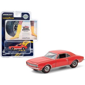 Greenlight 30195 1967 Chevrolet Camaro Orange Wide Boots New Wide Trea