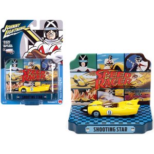 Johnny JLDR015-JLSP121 Racer X Shooting Star 9 Yellow With Collectible