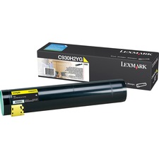 Original Lexmark LEX C930H2YG Toner Cartridge - Laser - 24000 Pages - 