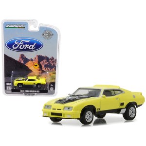 Greenlight 29947 1973 Ford Falcon Xb Yellow With Black Stripe Hobby Ex