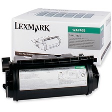 Original Lexmark LEX 12A7465 Toner Cartridge - Laser - 32000 Pages - B