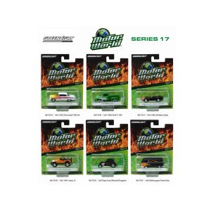 Greenlight 96170 Motor World Series 17, 6pc Diecast Car Set 164 Diecas