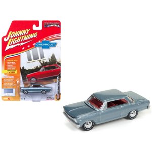 Johnny JLMC010B 1965 Chevrolet Nova Ss Glacier Gray Poly Limited Editi