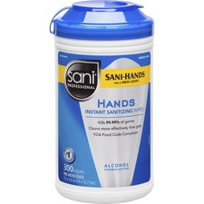 Nicepak NIC P92084CT Sani-hands Instant Hand Sanitizing Wipes - 7.50 X