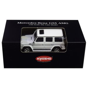 Kyosho K07021G2 Mercedes Benz G55 Amg White 164 Diecast Model Car By