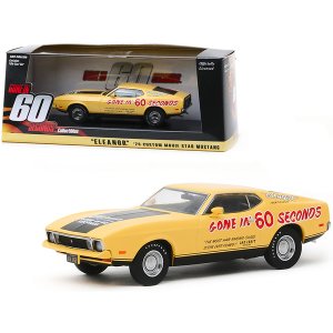 Greenlight 86571 1973 Ford Mustang Mach 1 Custom Movie Star Eleanor Ye