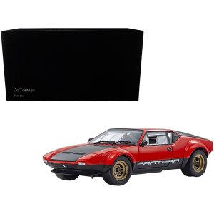 Kyosho 08853R De Tomaso Pantera Gt4 Red And Black 118 Diecast Model Ca