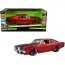 Maisto 32537 1969 Dodge Charger Rt Red Metallic With Black Hood And Bl