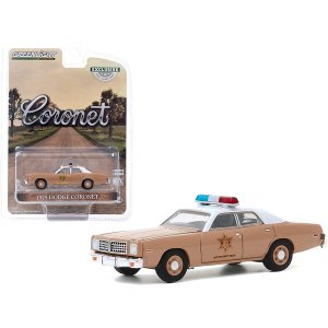 Greenlight 30188 1975 Dodge Coronet Choctaw County Sheriff Hobby Exclu