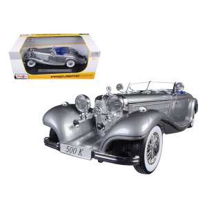 Maisto 36862gry 1936 Mercedes 500k Special Roadster Grey 118 Diecast M