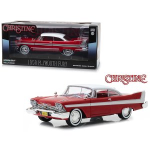 Greenlight 84071 1958 Plymouth Fury Red With White Top Christine (1983