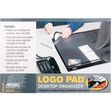 Artistic AOP 41200 Artistic Desk Pads - Rectangle - 31 Width X 20 Dept