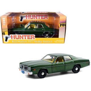 Greenlight 84123 1977 Dodge Monaco Green Metallic (rick Hunter\'s) Hun