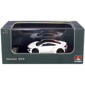 Lcd LCD64004w Honda Nsx White With Carbon Top 164 Diecast Model Car By