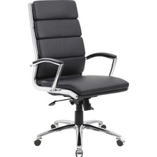 Norstar BOP B9471BK Boss Contemporary Executive Highback In Caressoft 