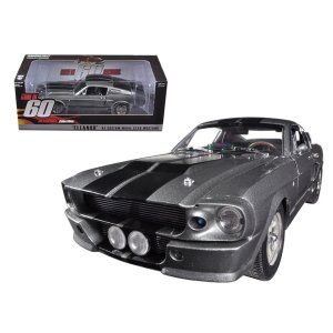 Greenlight 12909 1967 Ford Mustang Custom Eleanor Gray Metallic With B