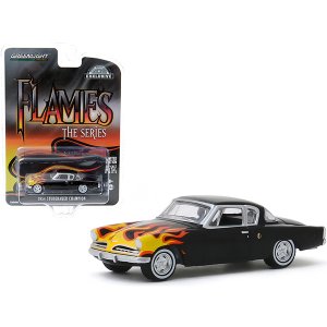 Greenlight 30116 1954 Studebaker Champion Black With Flames Flames The