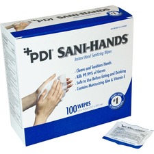 Nicepak NIC PSDP077600 Sani-hands Alc Individual Wipes - 5 X 8 - White