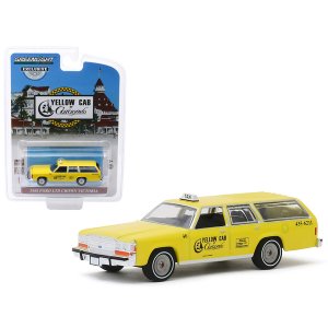 Greenlight 30122 1988 Ford Ltd Crown Victoria Wagon Taxicab Yellow Cab