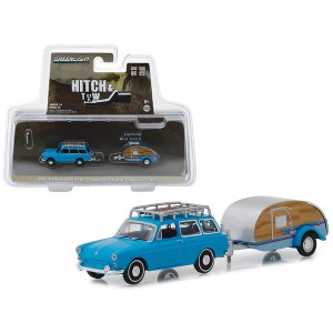 Greenlight 32140A 1961 Volkswagen Type 3 Squareback Blue With Tear Dro