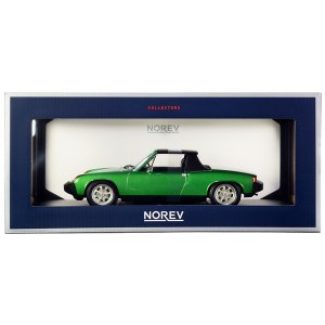 Norev 187685 1975 Vw-porsche 914 2.0 Green Metallic With Black Top 118