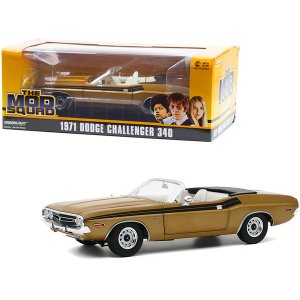 Greenlight 13566 1971 Dodge Challenger 340 Convertible Gold With White