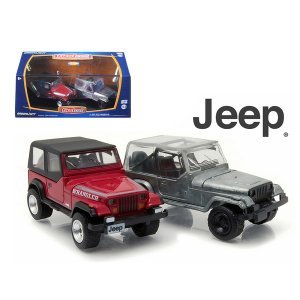 Greenlight 29822 1987-95 Jeep Wrangler Yj Hobby Only Exclusive 2 Cars 