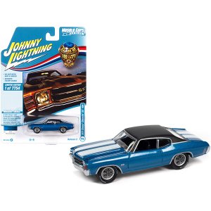 Johnny JLMC026-JLSP154A 1971 Chevrolet Chevelle Ss 454 Mulsanne Blue M