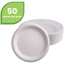 Ecoproducts ECO EPP013P Eco-products Sugarcane Plates - - Sugarcane - 