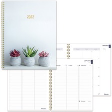 Dominion RED C958PT01 Rediform Succulent Design Weeklymonthly Planner 