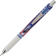 Pentel PEN BL77USAA Energel Stars  Stripes Liquid Gel Pen - 0.7 Mm Pen