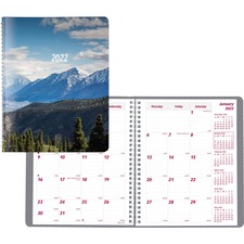 Dominion RED CB1200G04 Brownline 14-month Planner - Monthly - 1.2 Year