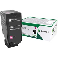 Original Lexmark 74C0HMG Toner Cartridge - Magenta - Laser - High Yiel