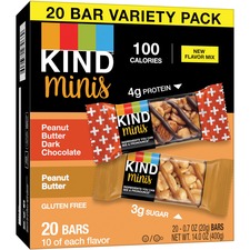 Kind KND 27967 Kind Peanut Butter Variety Pack Mini Snack Bars - No Ar