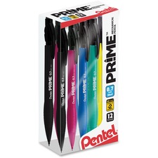 Pentel PEN AX7PC12M Prime .7mm Asst Barrel Mechanical Pencil - 2 Lead 