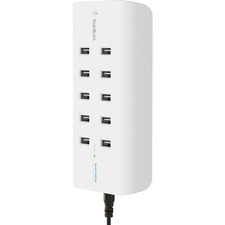 Belkin B2B139 Rockstar 10-port Usb Charging Station - 1 Pack - 120 V A